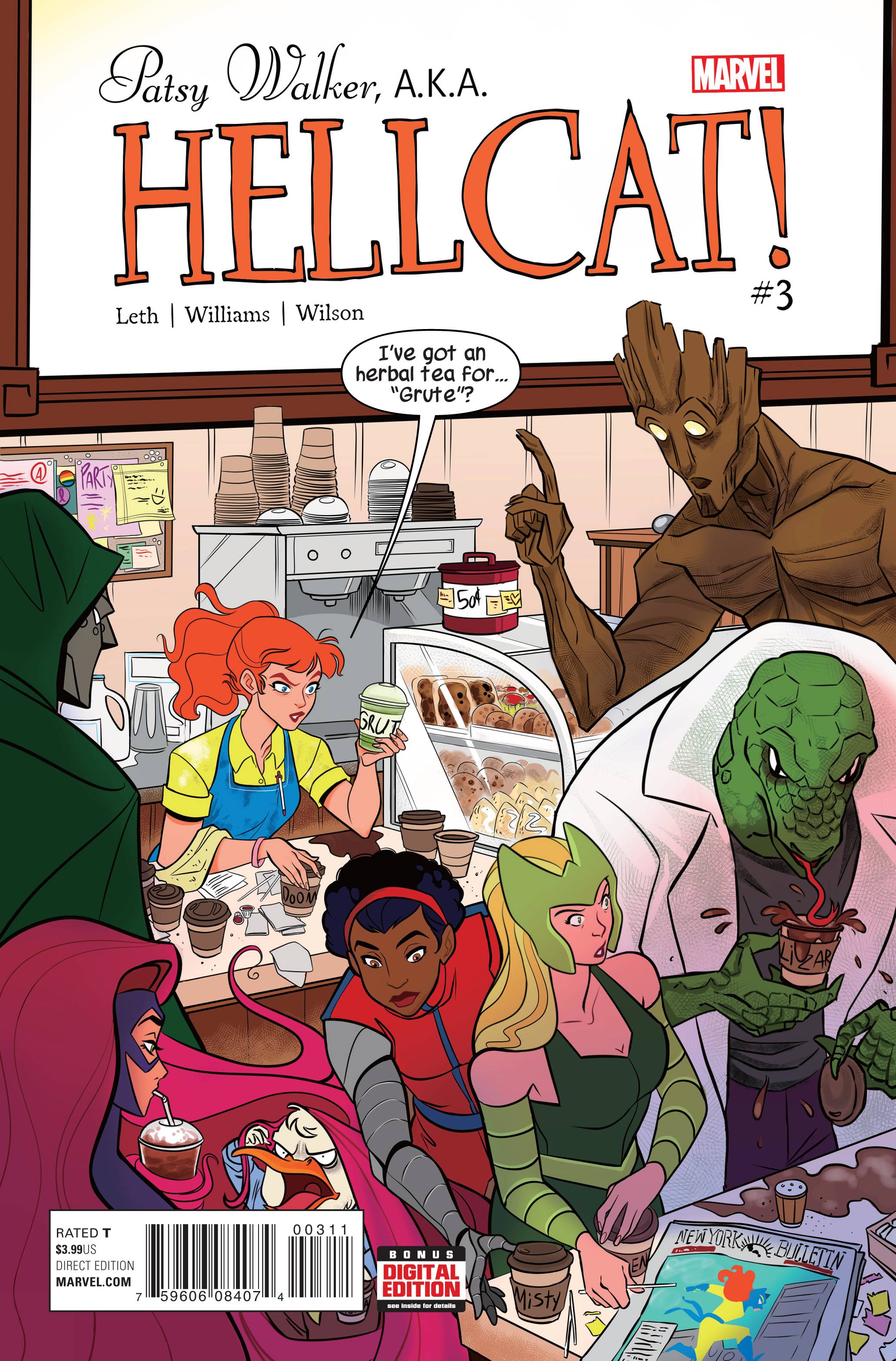 Patsy Walker AKA Hellcat #  3 (Marvel Comics 2015)