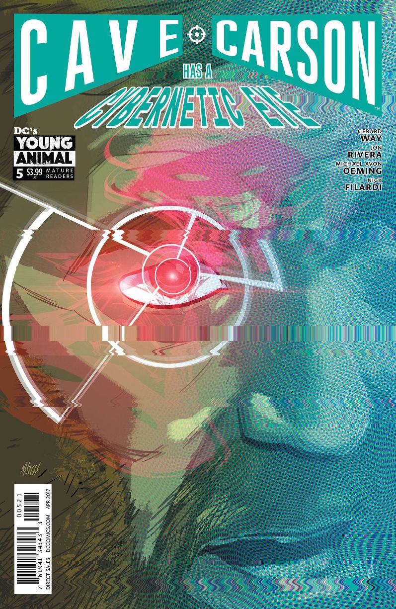 Cave Carson has a Cybernetic Eye #  5 (DC Comics 2017) Variant Edition Cover