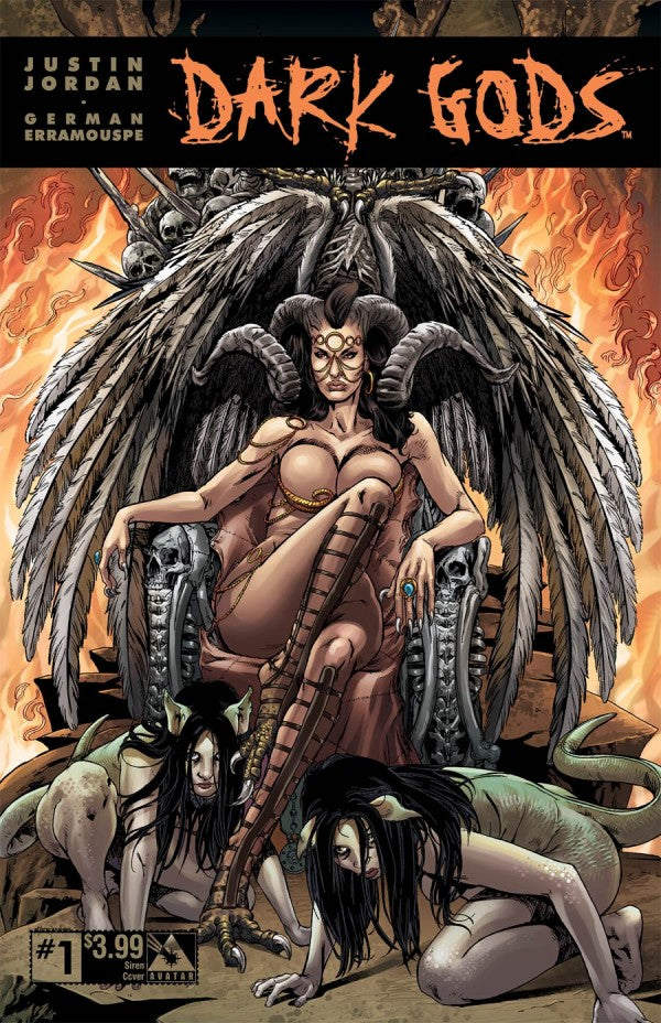 Dark Gods # 1 (Avatar Comics 2014) Siren Variant