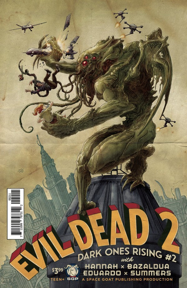 Evil Dead 2: Dark Ones Rising # 2 (Space Goat Productions 2016) Poster Variant Cover