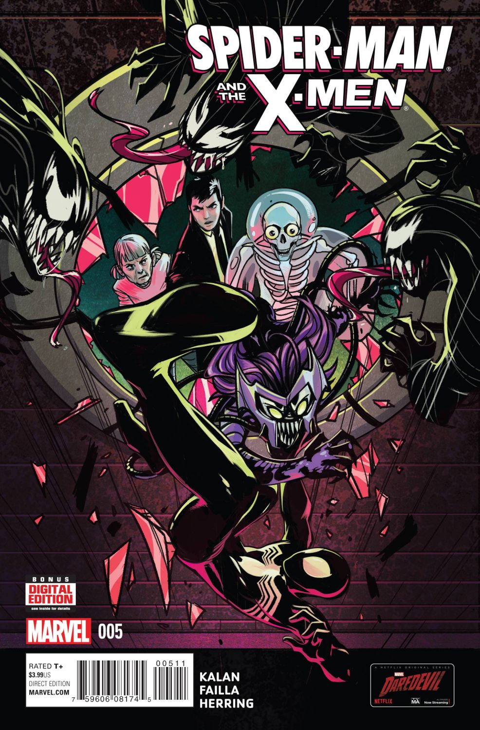Spider-Man and The X-Men # 5 (Marvel Comics 2015)
