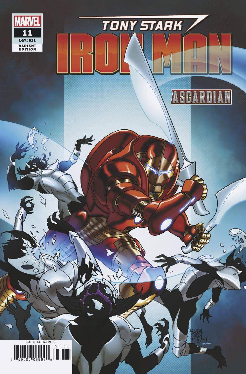 Tony Stark Iron Man # 11 (Marvel Comics 2019) Asgardian Variant