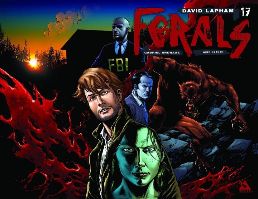 Ferals # 17 (Avatar Comics 2013) Wrap Variant Cover