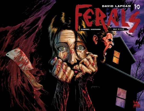 Ferals # 10 (Avatar Comics 2012) Wraparound Variant Cover
