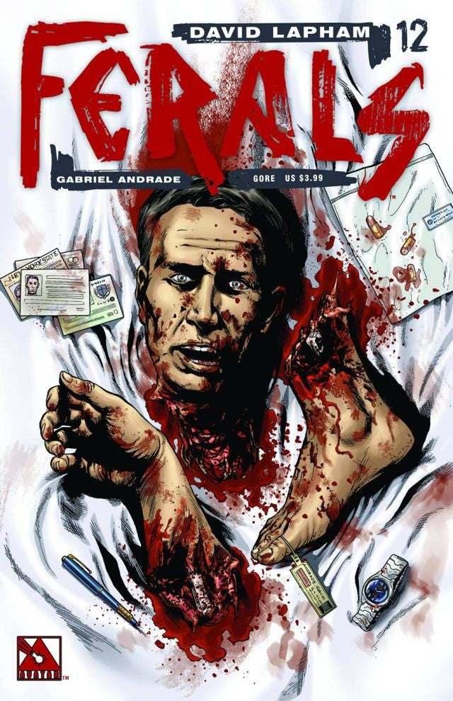 Ferals # 12 (Avatar Comics 2012) Gore Variant Cover