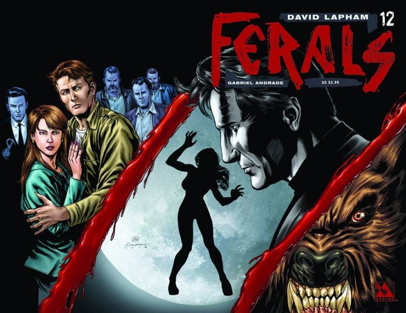Ferals # 12 (Avatar Comics 2012) Wrap Variant Cover