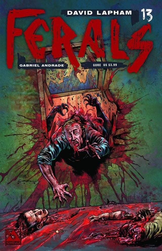 Ferals # 13 (Avatar Comics 2012) Gore Variant Cover