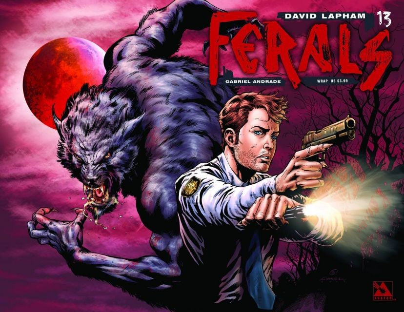 Ferals # 13 (Avatar Comics 2012) Wrap Variant Cover