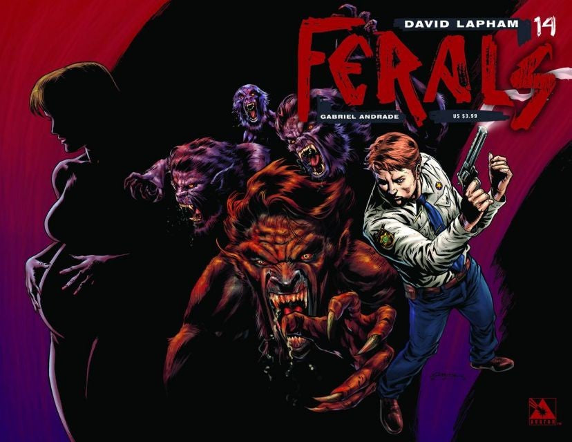 Ferals # 14 (Avatar Comics 2013) Wrap Variant Cover