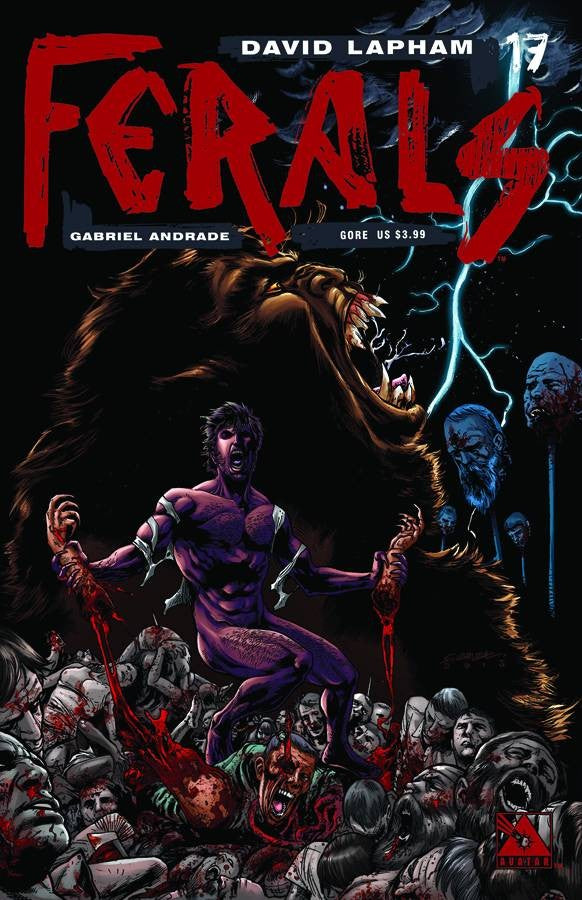 Ferals # 17 (Avatar Comics 2013) Gore Cover