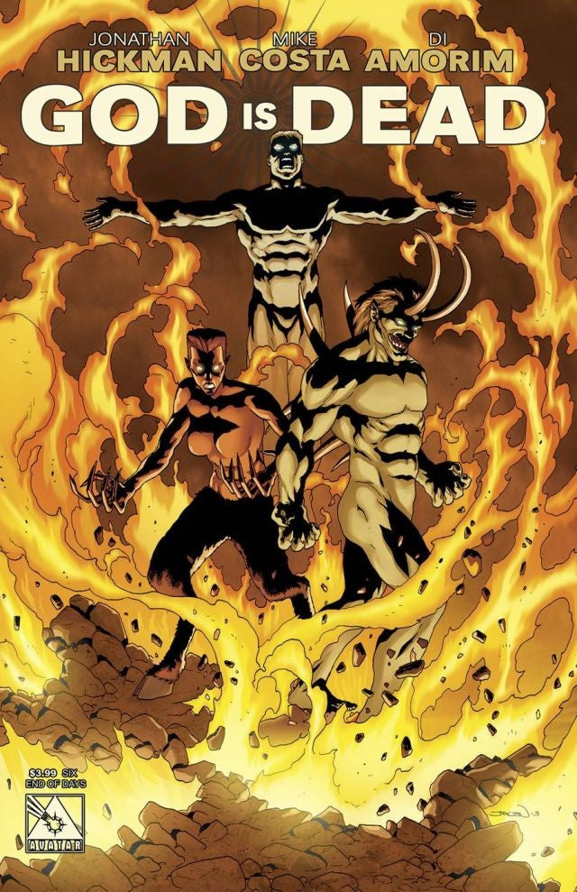 God is Dead # 6 (Avatar Comics 2014) Jacen Burrows End of Days Variant