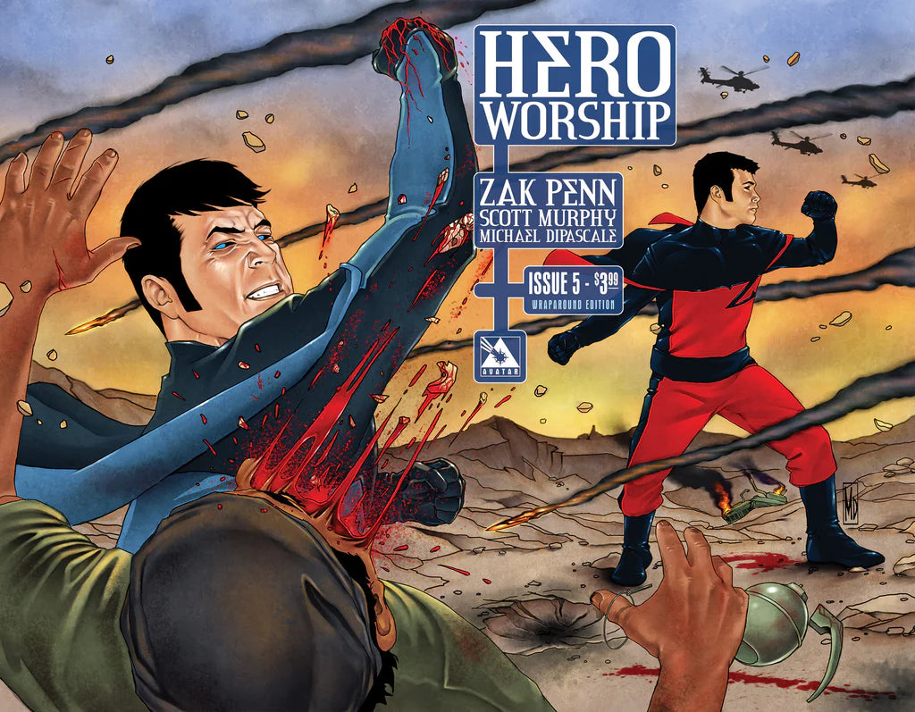 Hero Worship # 5 (Avatar Comics 2014) Wraparound Variant