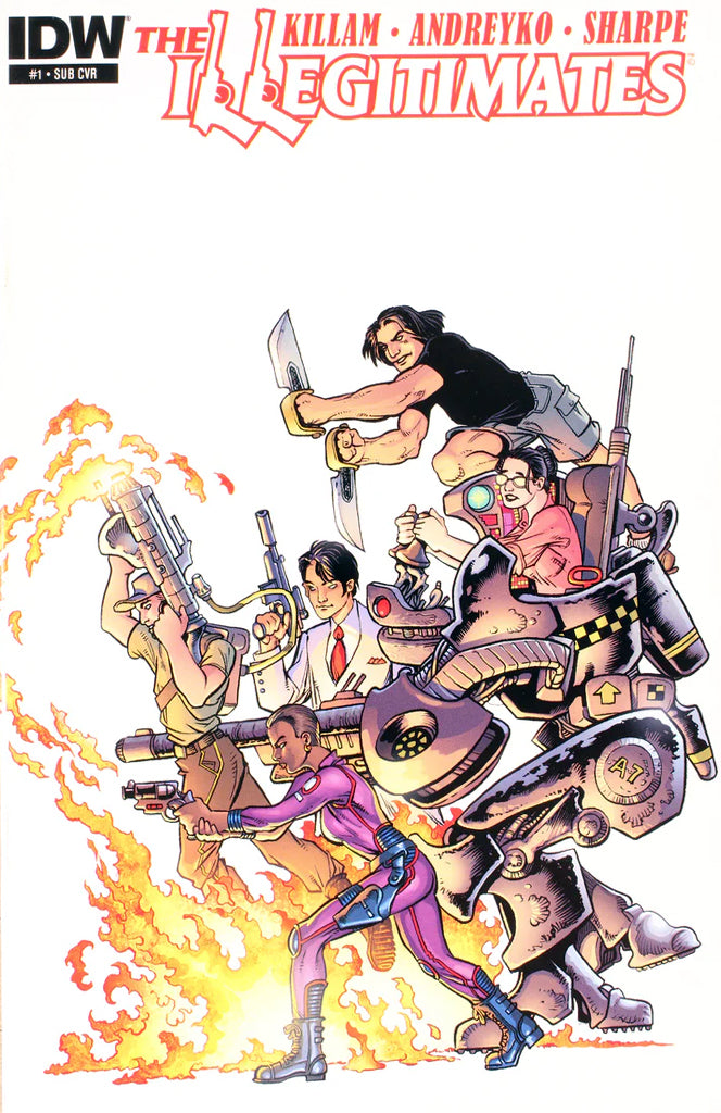 Illegitimates # 1 of 6 - Subscription Variant Cover (IDW Publishing 2013)