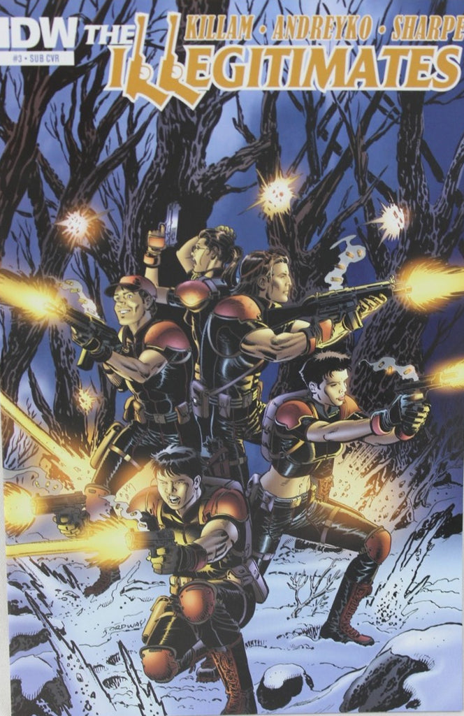 Illegitimates # 3 of 6 - Subscription Variant Cover (IDW Comics 2014)