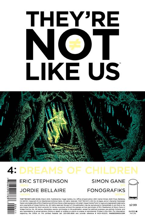 They're Not Like Us #  4 (Image Comics 2015)
