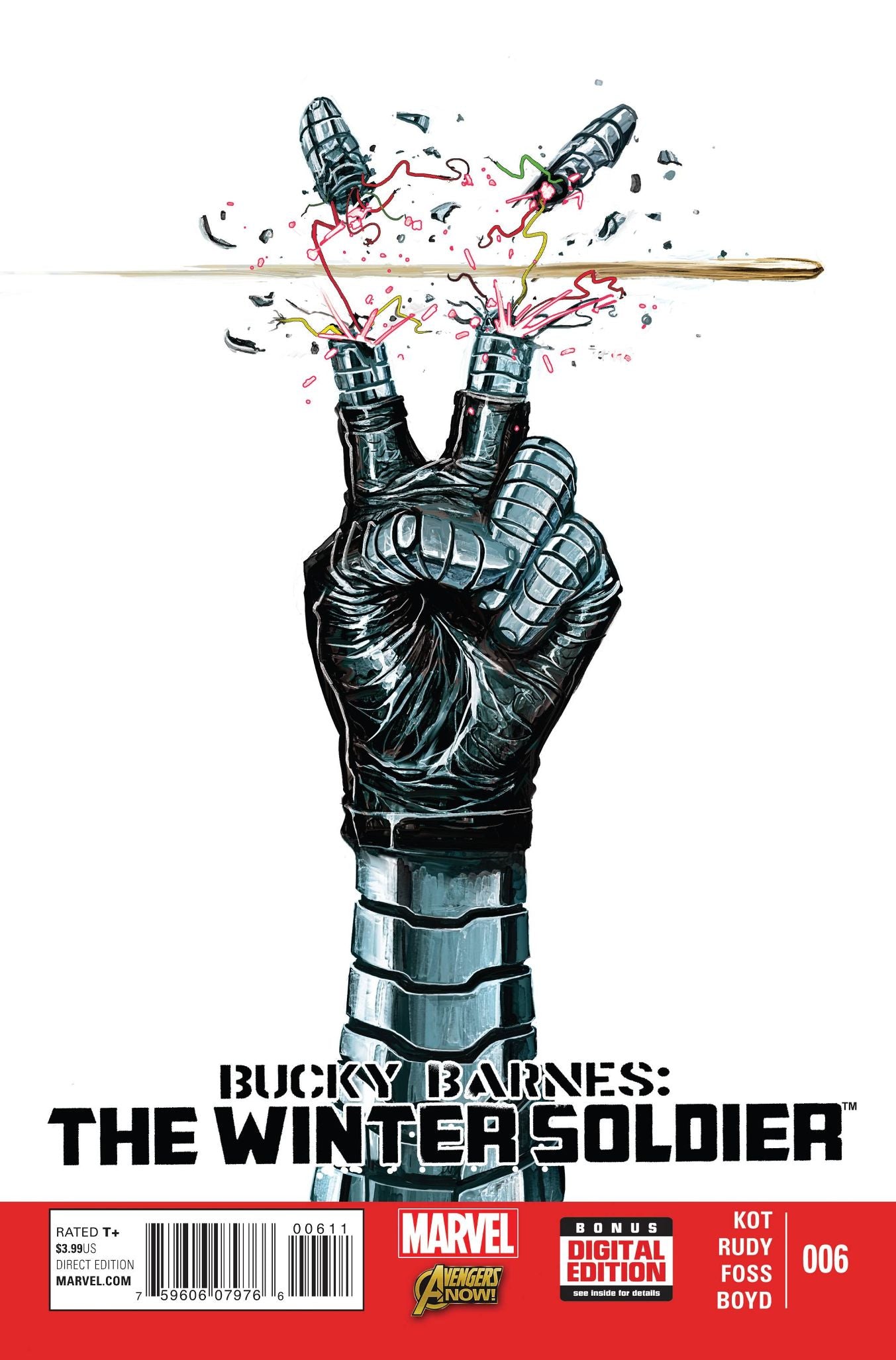 Bucky Barnes Winter Soldier #  6 (Marvel Comics 2015)