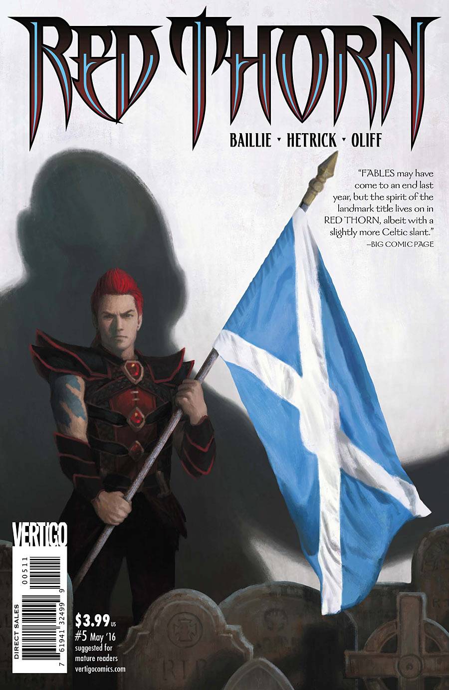 Red Thorn #  5 (Vertigo Comics 2016)