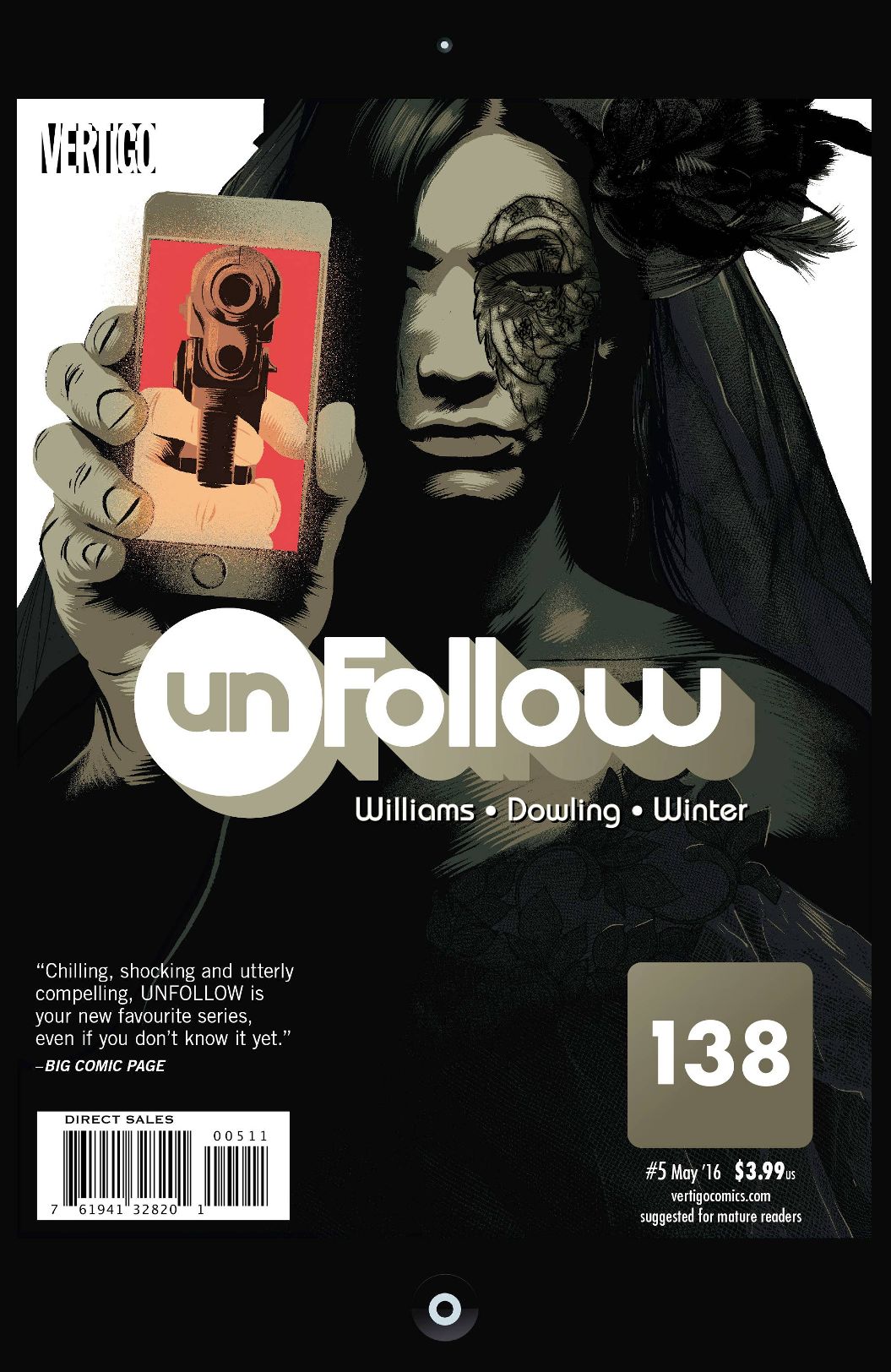Unfollow #  5 (Vertigo Comics 2016)