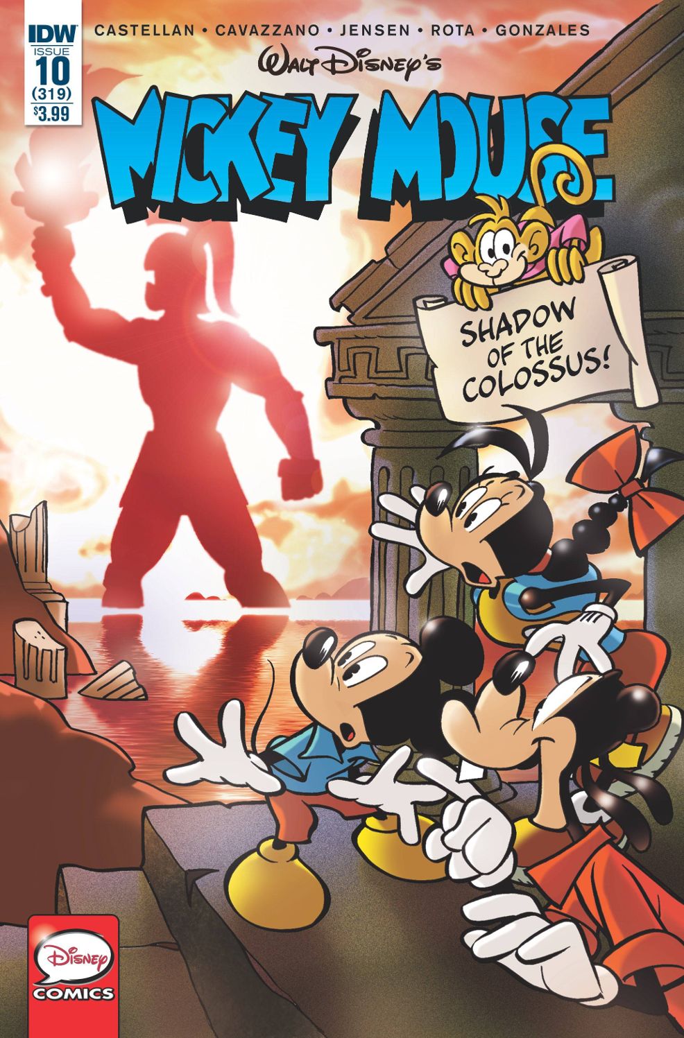 Mickey Mouse # 10 (319) (IDW Comics 2016)