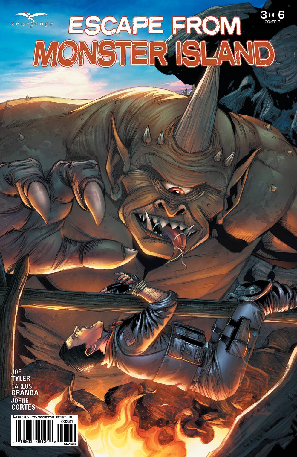 Escape From Monster Island # 3 (Zenescope comics 2016)