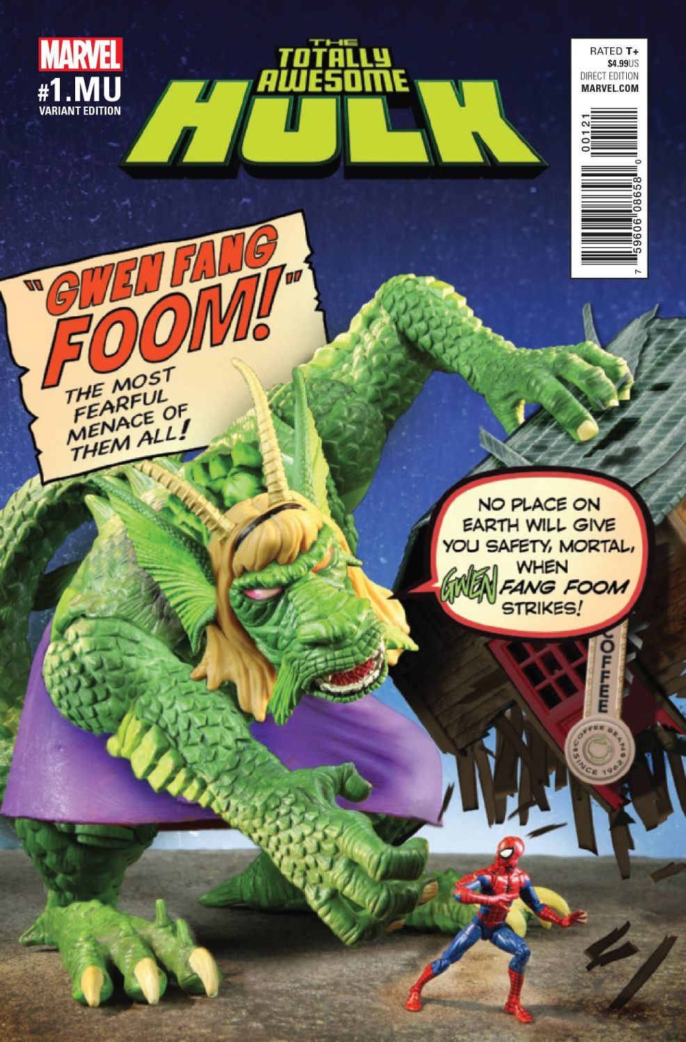 Totally Awesome Hulk # 1.MU (Marvel Comics 2017) Gwenster Unleashed  Variant