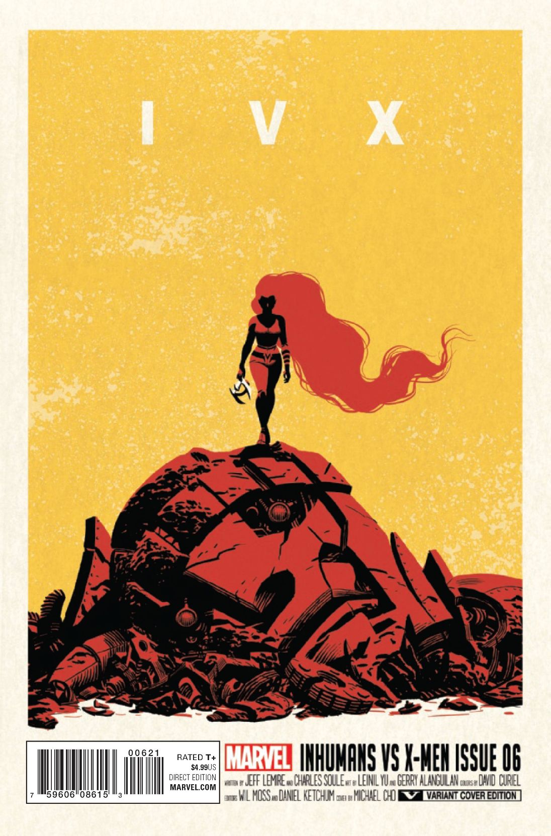 Inhumans VS X-Men # 6 of 6 (Marvel Comics 2017) Michael Cho Variant