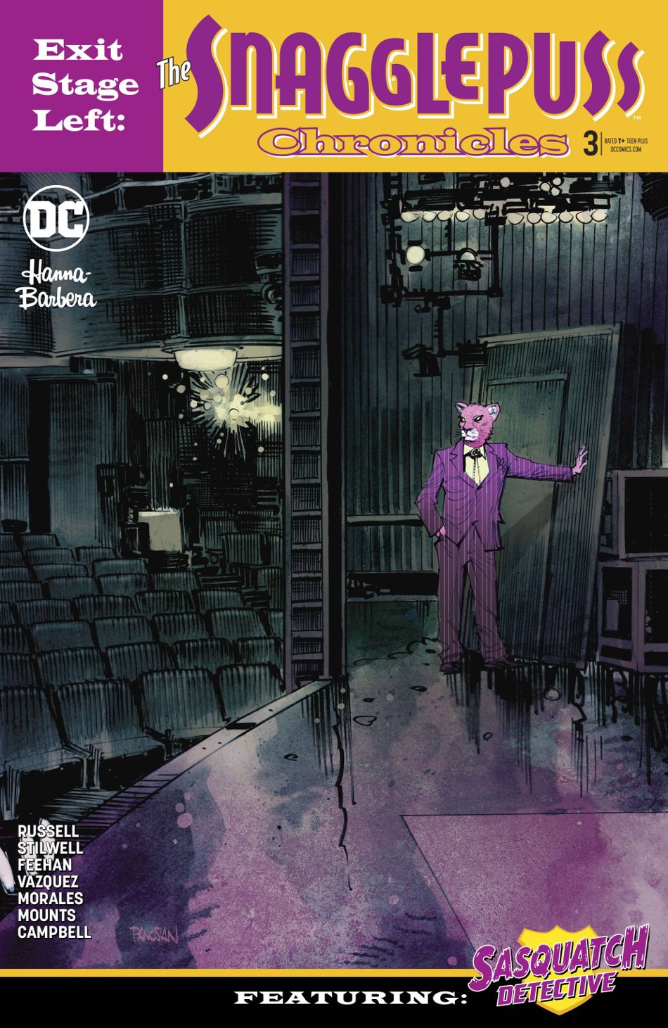 Exit Stage Left : The Snagglepuss Chronicles #  3 of 6 (DC Comics 2018) Variant Edition