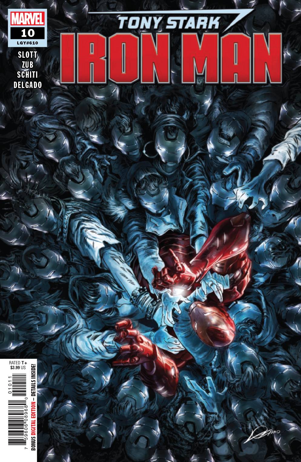 Tony Stark Iron Man # 10 (Marvel Comics 2019)