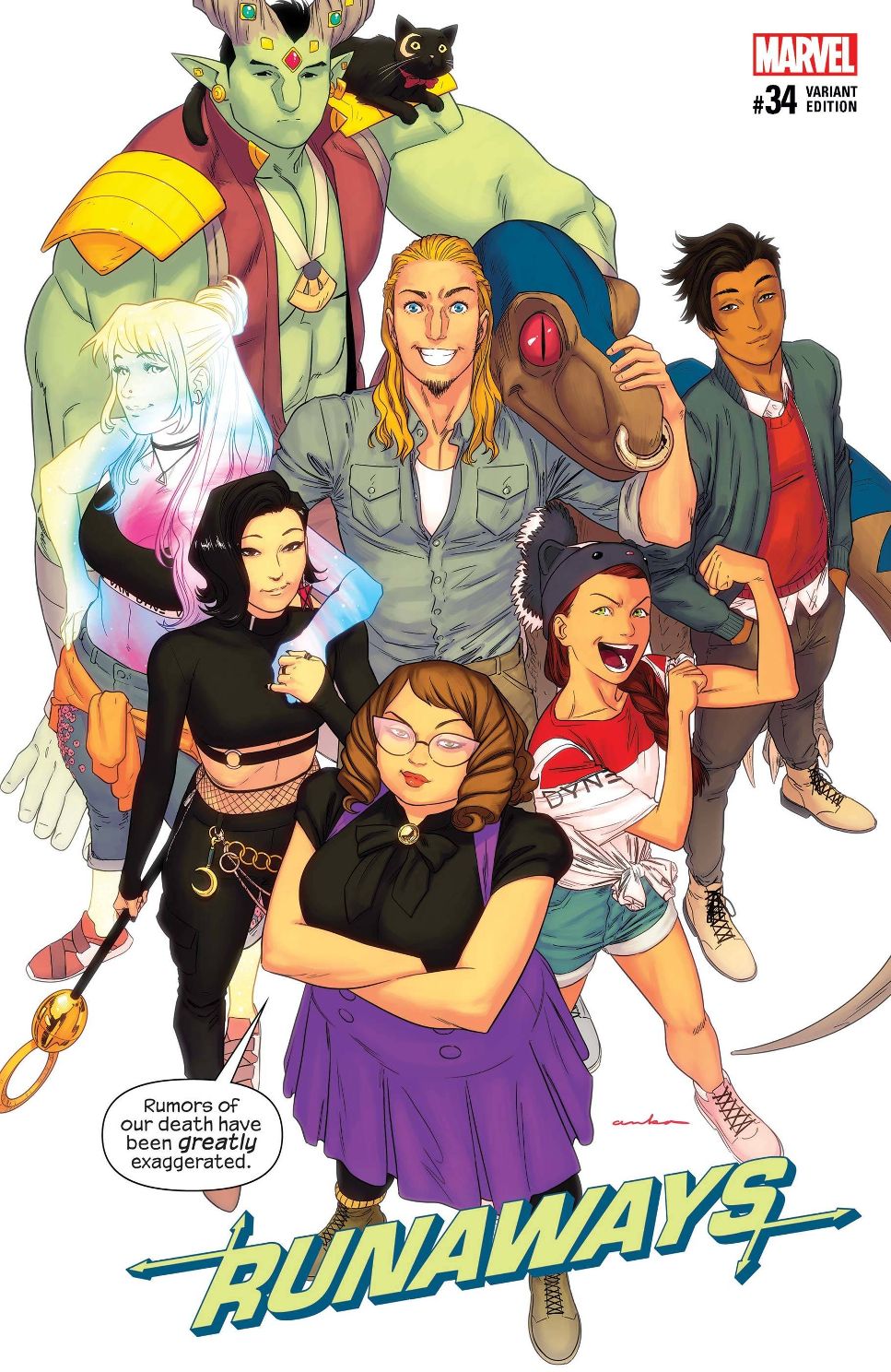 Runaways # 34 (Marvel Comics 2021) Variant
