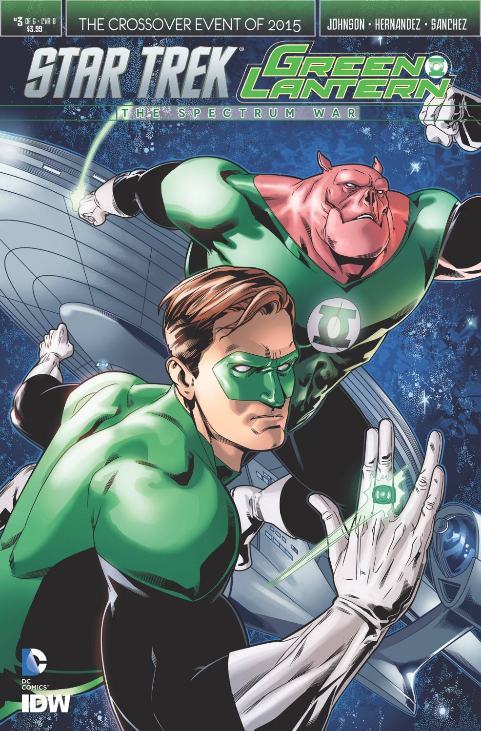Star Trek/Green Lantern: Spectrum War # 3 - Variant Cover B (IDW/DC Comics 2015)