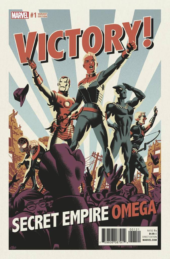 Secret Empire Omega #  1 (Marvel Comics 2017) Michael Cho Variant Cover