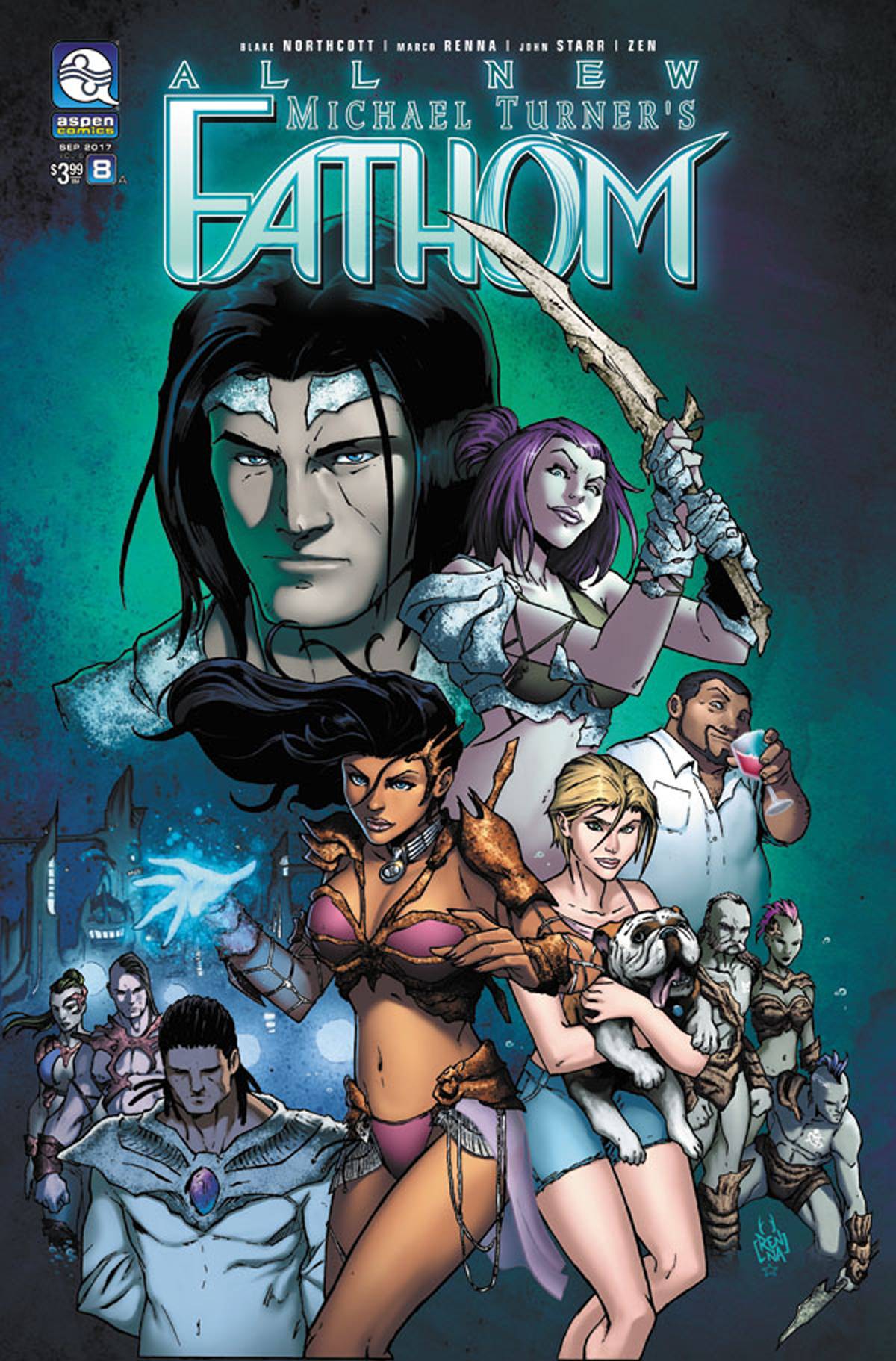 All New Fathom, volume 6 #  8 (Aspen Comics 2017)