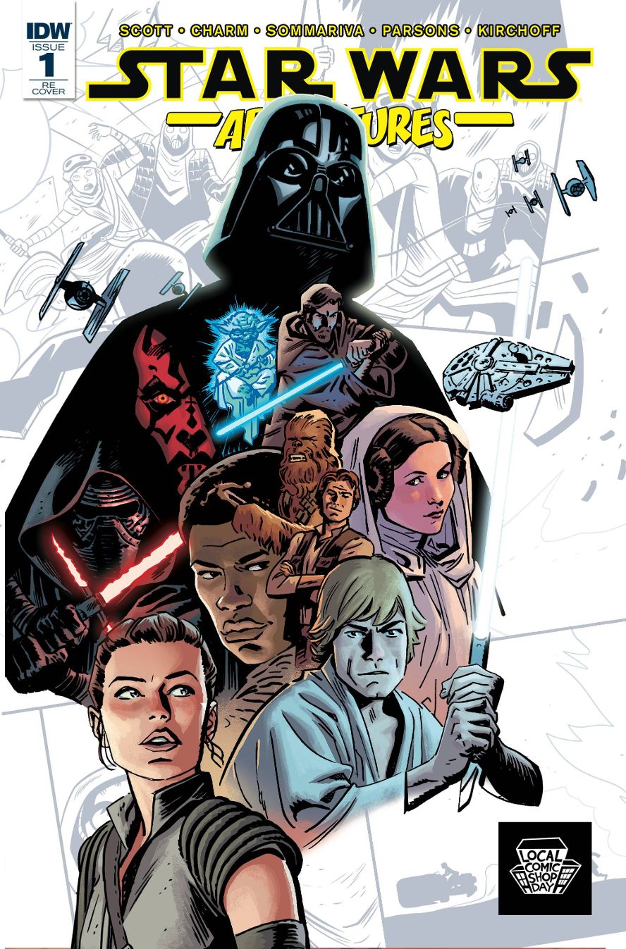 Star Wars Adventures #  1 (IDW Comics 2018) Variant LCSD Edition