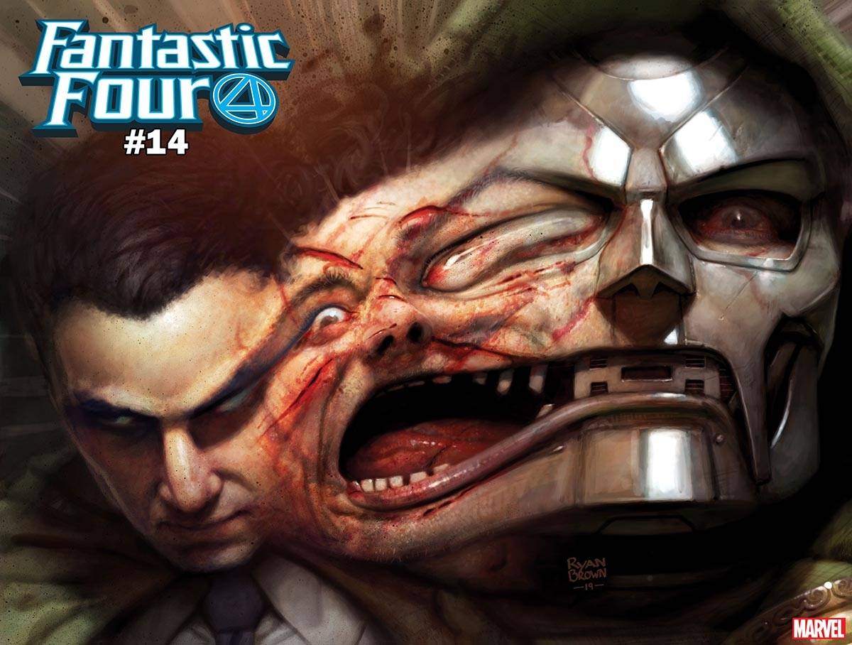 Fantastic Four (2018) # 14 (Marvel Comics 2019) Doom Wrap-Around