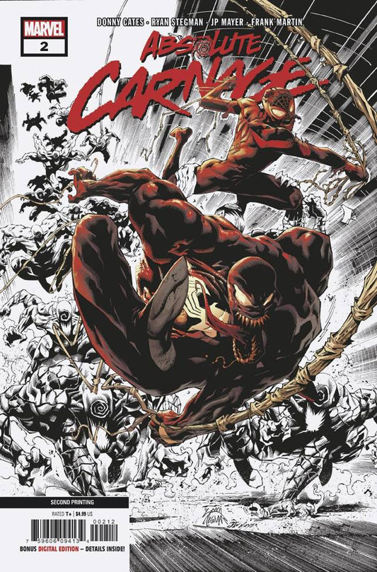 Absolute Carnage #  2 of 5 (Marvel Comics 2019) Second Printing