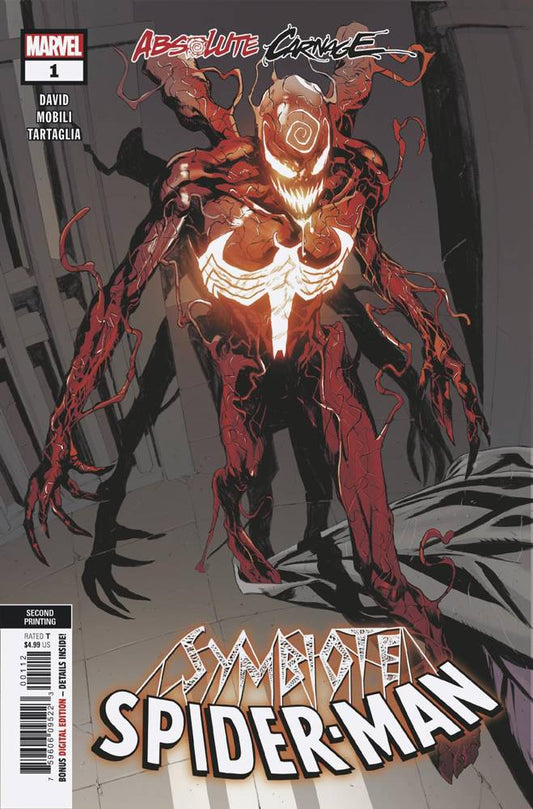 Absolute Carnage: Symbiote Spider-Man #  1 (Marvel Comics 2019) Second Printing