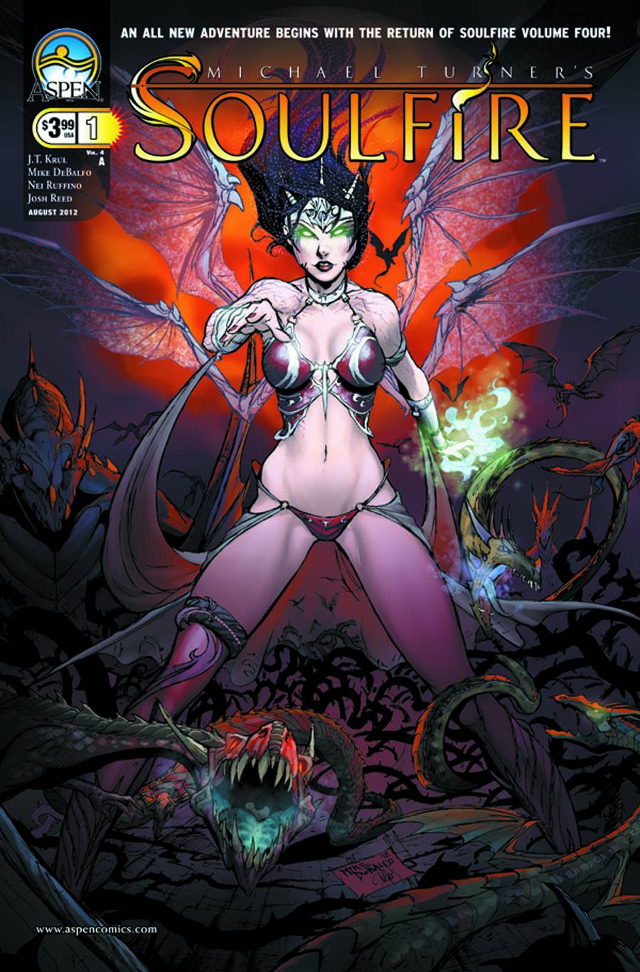 Soulfire, volume 4 # 1 (Aspen Comics 2012)