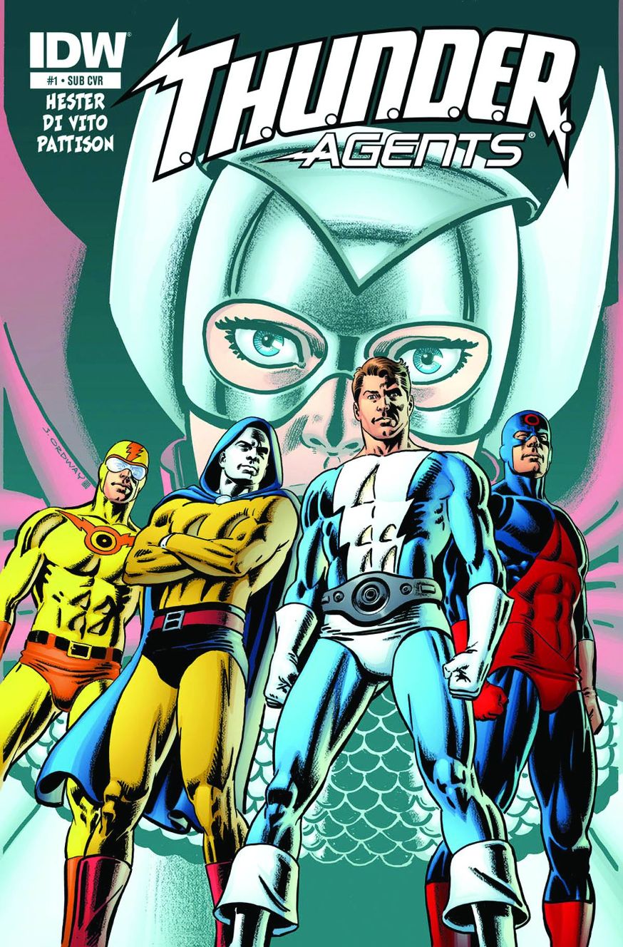 Thunder Agents # 1 (IDW Comics 2013) Subscription Variant Cover