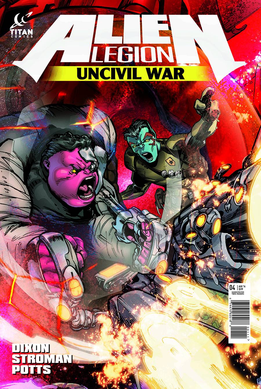 Alien Legion Uncivil War # 4 (Titan Comics 2014)