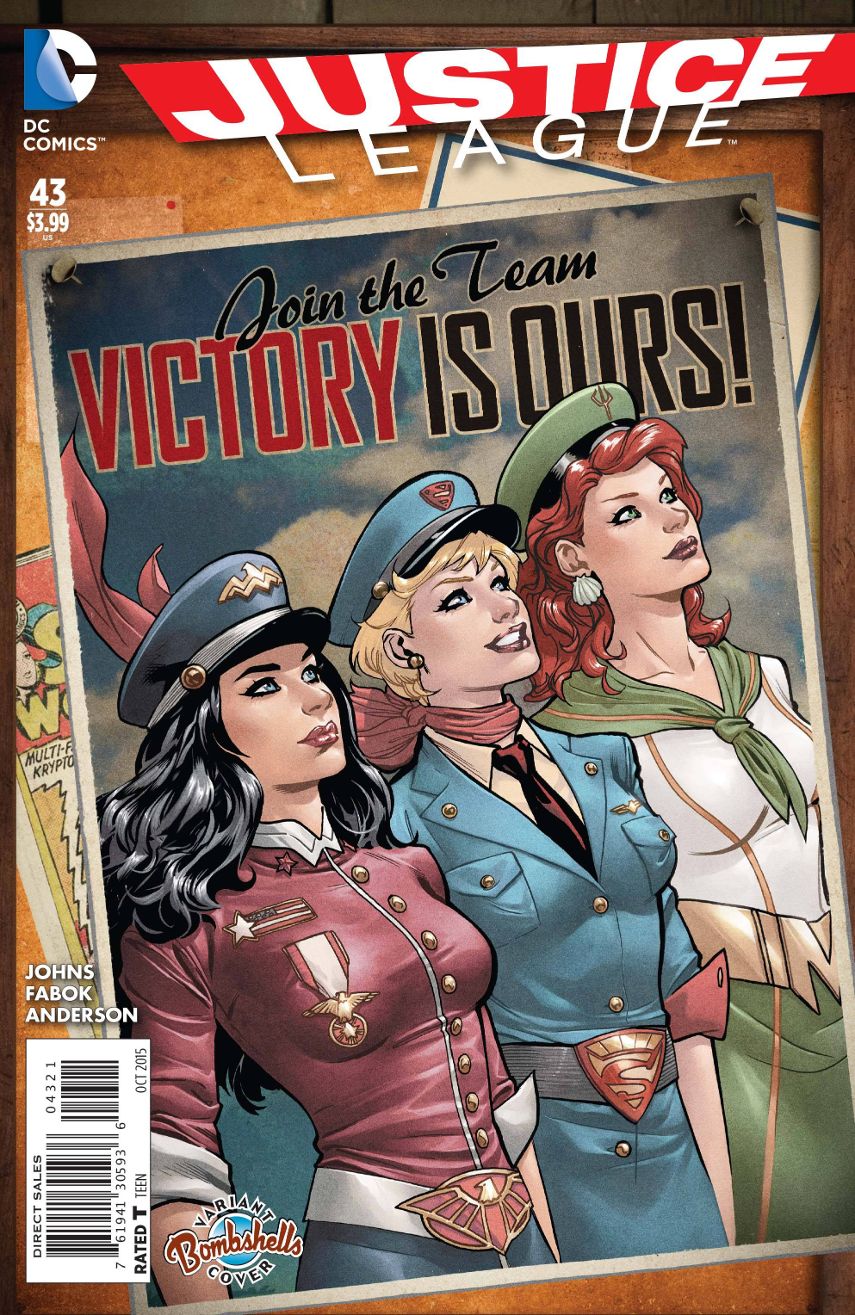 Justice League (2015) # 43 (DC Comics 2015) Bombshell Variant Edition
