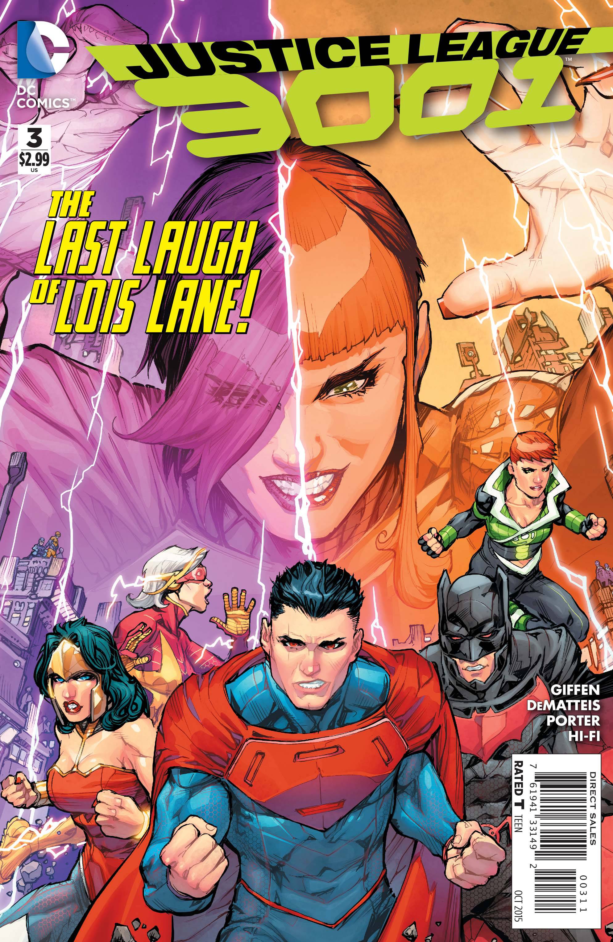 Justice League 3001 #  3 (DC Comics 2014)