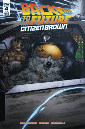 Back to the Future Citizen Brown # 4 of 5 - Subscription Variant Cover (IDW Comics 2016)