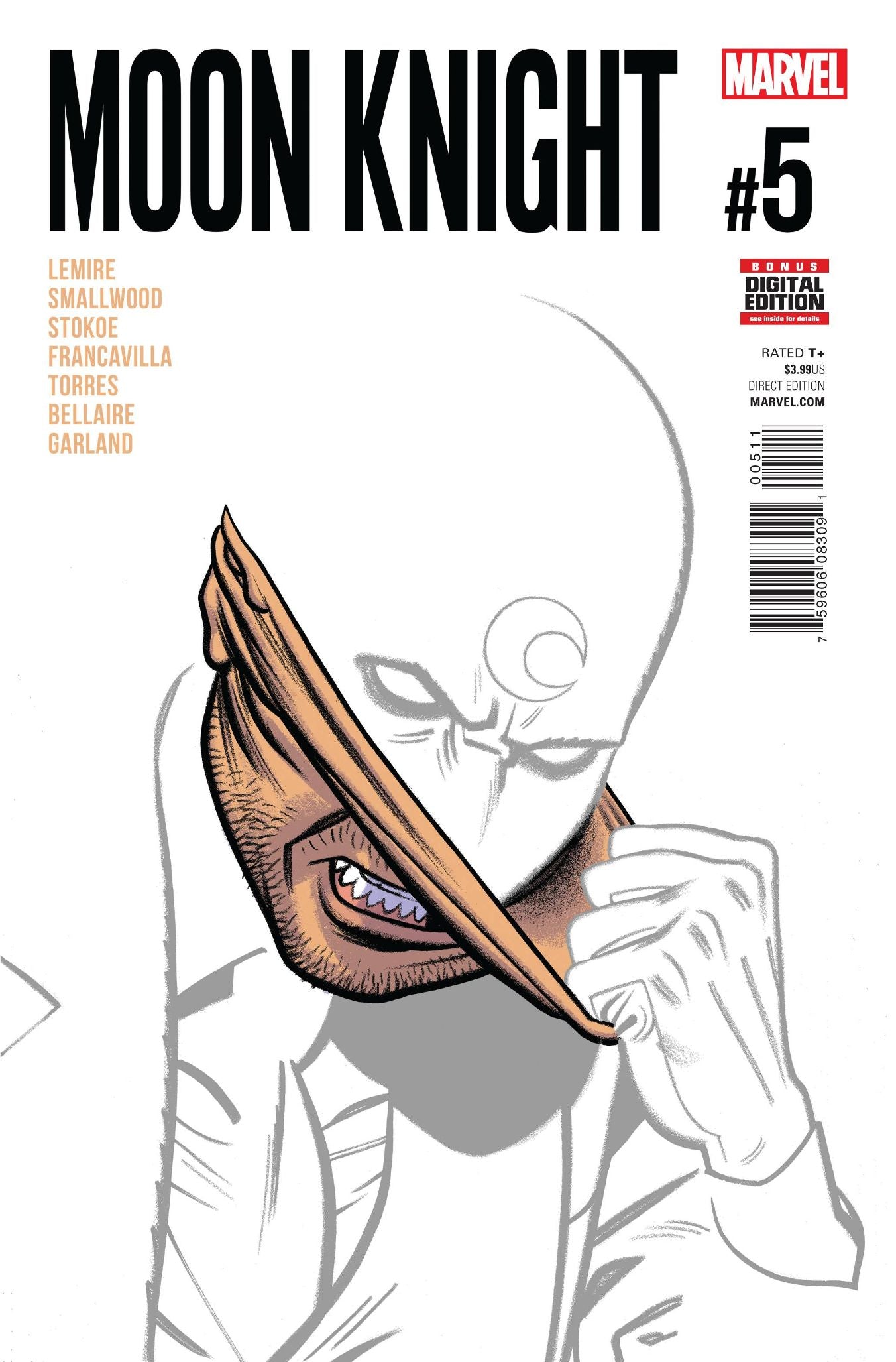 Moon Knight, volume 7 #  5 (Marvel Comics 2016)