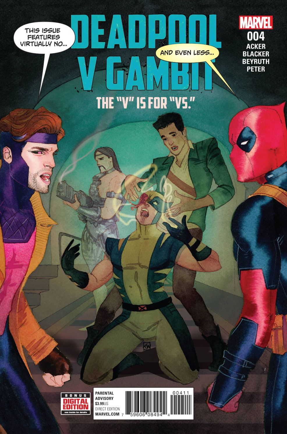 Deadpool vs Gambit # 4 (Marvel Comics 2016)