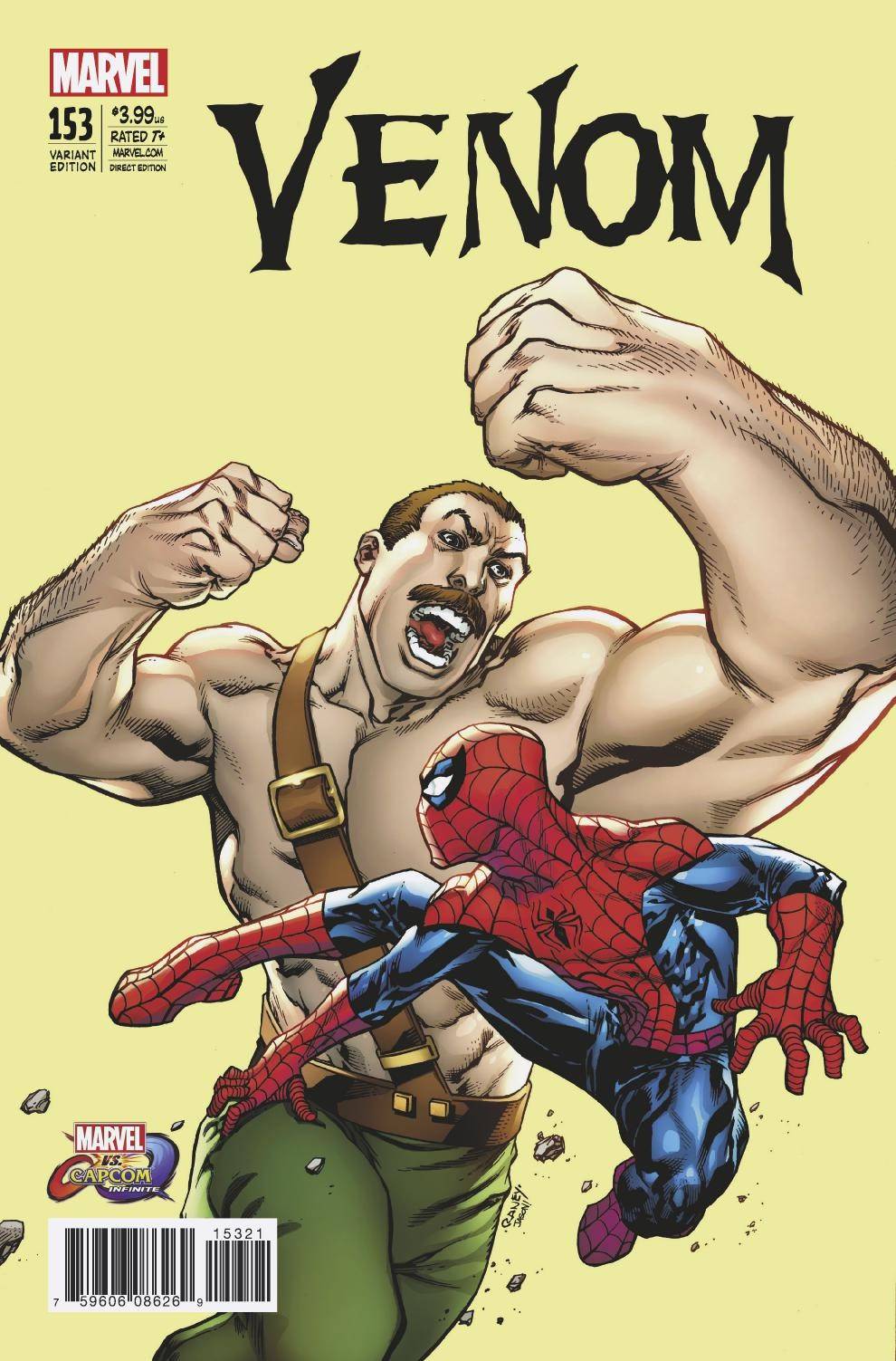 Venom # 153 (Marvel Comics 2017) Marvel vs Capcom Variant