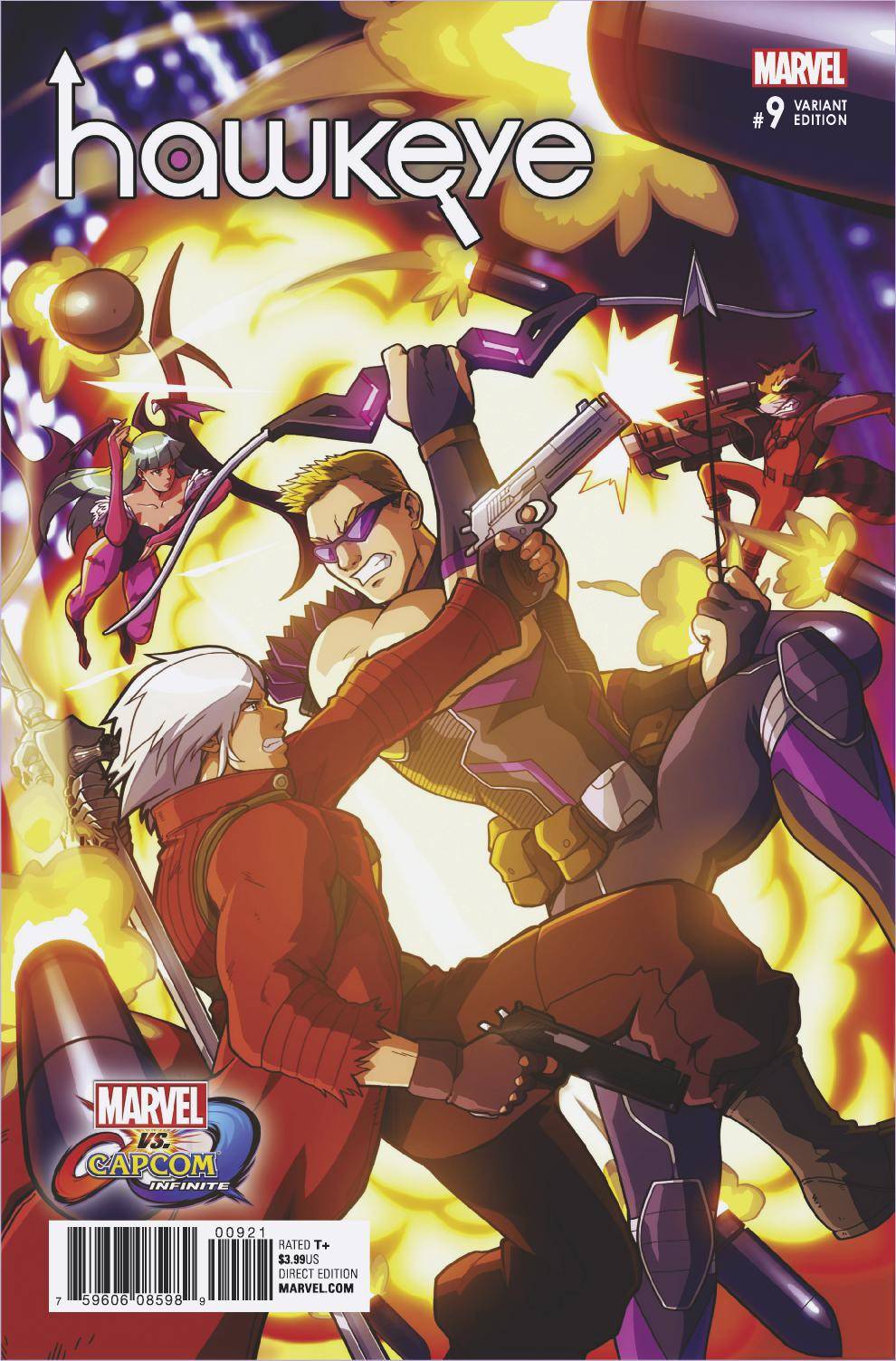 Hawkeye, volume 5 #  9 (Marvel Comics 2017) Marvel vs. Capcom Variant