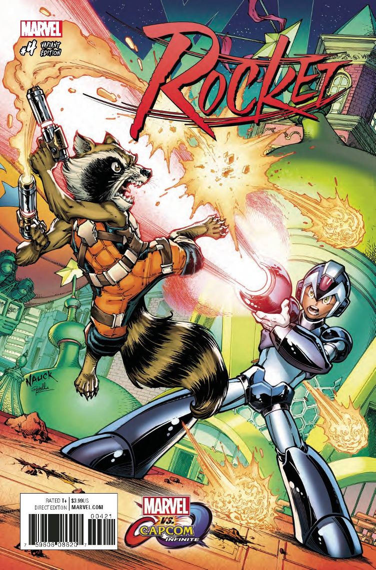 Rocket #  4 (Marvel Comics 2017) Marvel vs Capcom Variant