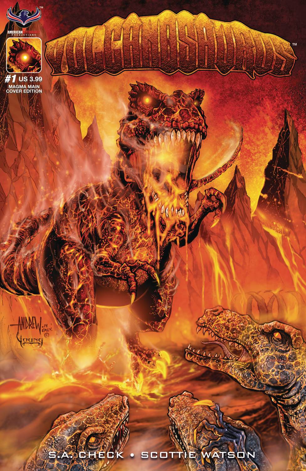 Volcanosaurus #  1 (American Mythology 2017)