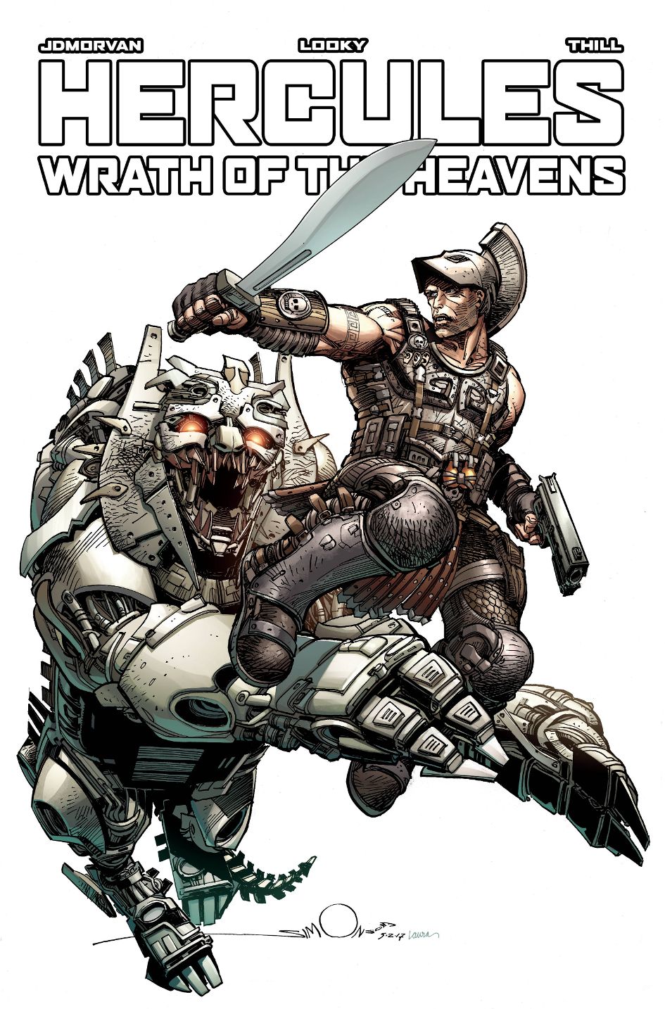 Hercules Wrath of Heavens # 1 - 5 (Titan Comics 2017)
