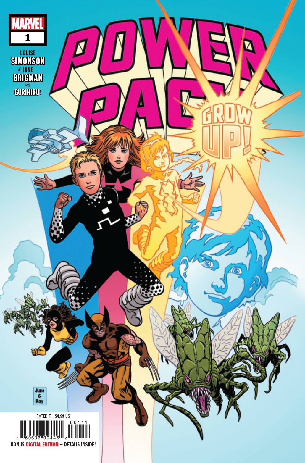 Power Pack Grow Up #  1 (Marvel Comics 2019) comic book